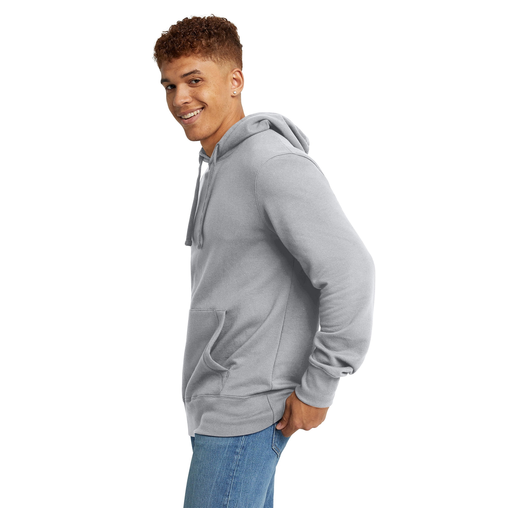 Hanes Originals Men's Midweight Fleece Pullover Hooded Sweatshirt, Sizes S-2XL
