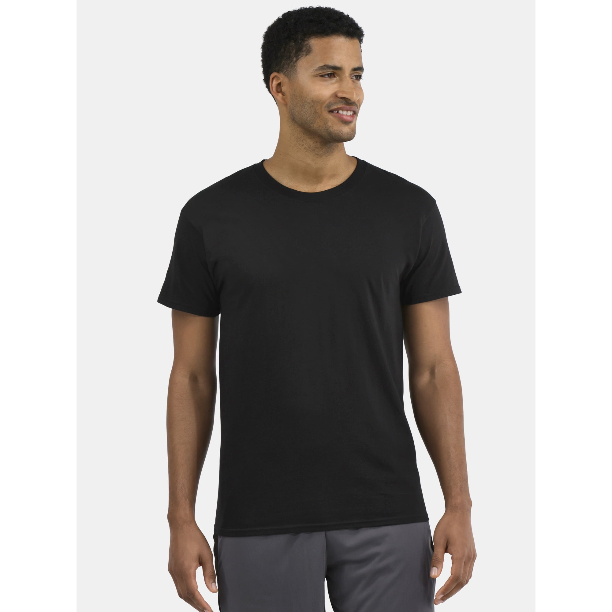 Athletic Works Men's and Big Men's Cotton Active Tee, Sizes XS-5XL and Tall Sizes